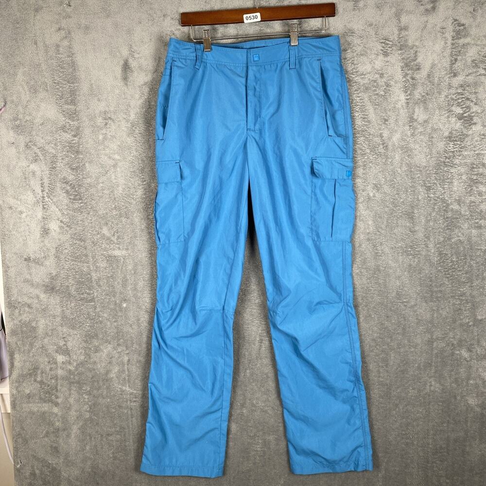 Men’s blue Merrill 32R outdoor hiking pants gorpcore, kidcore